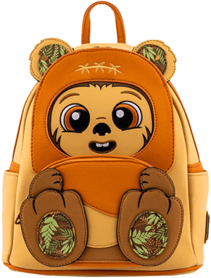 Wicket Footsie Cosplay Mini Backpack Star Wars Backpack Image