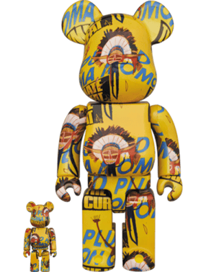 Be@rbrick Andy Warhol x Jean-Michel Basquiat #3 100% & 400% Andy Warhol Bearbrick Image