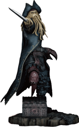 Davy Jones Disney Polystone Statue Image