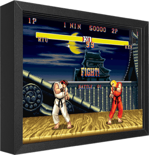 Street Fighter Ryu vs. Ken Street Fighter Shadow box art Image