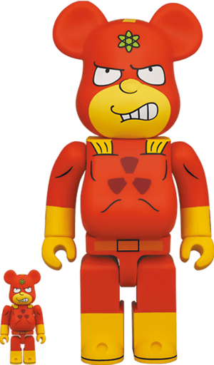 Bearbrick Radioactive Man 100% and 400% The Simpsons Bearbrick Image