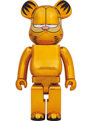 Bearbrick Garfield (Gold Chrome Version) 1000% Garfield Bearbrick Image