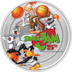 Space Jam 1oz Silver Coin Looney Tunes Silver Collectible Image