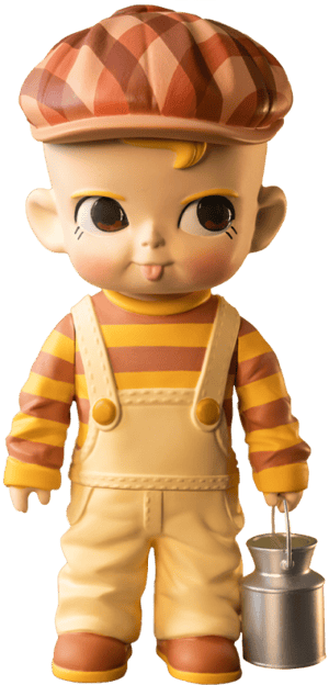 Sam Sam Milk Magazine Edition Collectible Figure