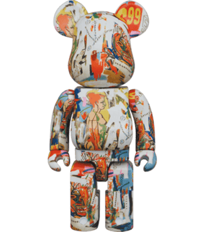 Be@rbrick Andy Warhol x JEAN-MICHEL BASQUIAT #4 400% Bearbrick