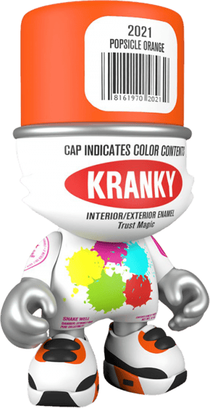 Popsicle Orange SuperKranky Designer Collectible Toy