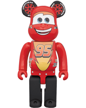 Be@rbrick Lightning McQueen 1000% Disney Bearbrick Image