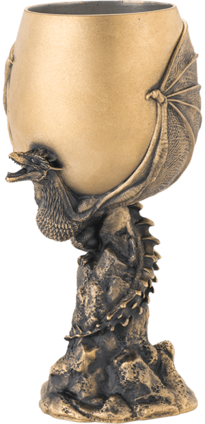 Gilt Drogon Goblet (Special Edition) Game of Thrones Collectible Drinkware Image