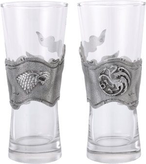 Ice & Fire Pilsner Pair Game of Thrones Collectible Drinkware Image