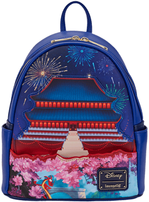 Mulan Castle Light Up Mini Backpack Disney Backpack Image