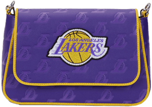 Lakers Debossed Logo Cross Body Bag Purse