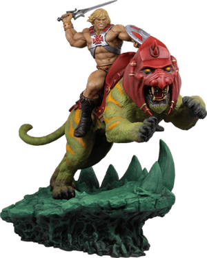 He-Man and Battle Cat Classic Deluxe Maquette