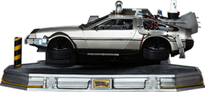DeLorean Set Regular Version Back to the Future 1:10 Scale Statue Image