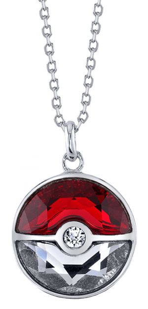 Crystal Poke Ball Necklace Pokémon Jewelry Image