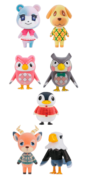 Animal Crossing: New Horizons Tomodachi Doll Vol. 3 Collectible Set