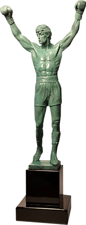Rocky Rocky Bronze Statue Image