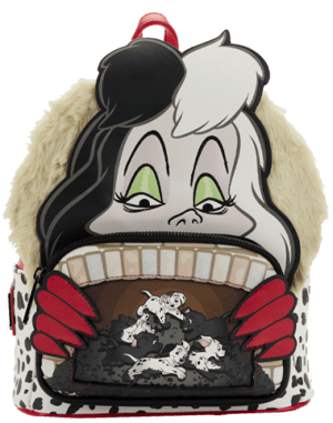 101 Dalmatians Villains Scene Cruella Mini Backpack Disney Backpack Image