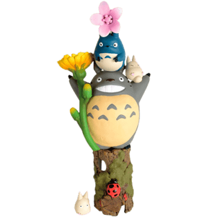 Totoro Flowers Stacking Figure Studio Ghibli Collectible Figure Image
