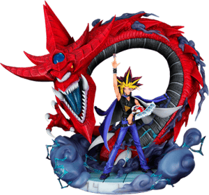 Yami Yugi & Slifer the Sky Dragon Statue