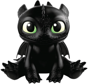 Toothless Vinyl Piggy Bank Collectible Figure