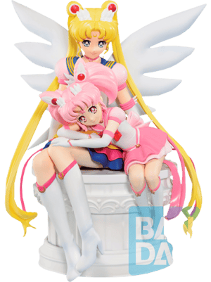 Eternal Sailor Moon and Eternal Sailor Chibi Moon Figure