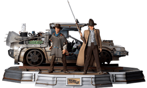 DeLorean III Full Set 1:10 Scale Statue