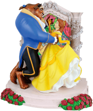 Belle and Beast Light Up Figurine