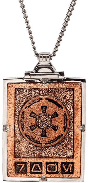 Imperial Credit (Rose Gold) Necklace Star Wars Jewelry Image