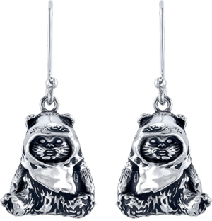 Ewok Earrings Star Wars Jewelry Image
