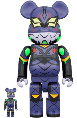 Be@rbrick Evangelion Eva13 (New Paint Ver.) 100% & 400% Bearbrick