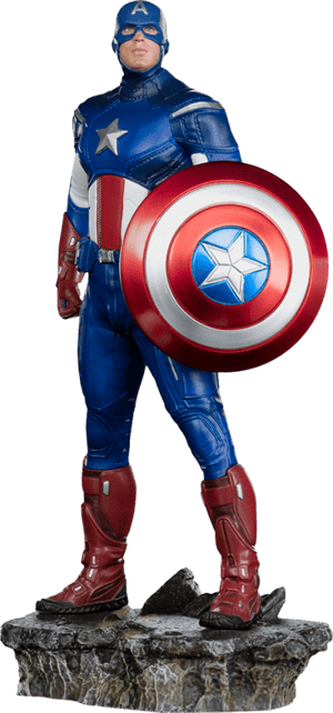 Captain America (Battle of NY) 1:10 Scale Statue