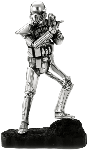 Death Trooper Figurine Star Wars Pewter Collectible Image