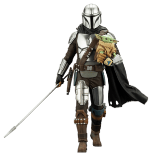 Mandalorian™ & Grogu™ 1:10 Scale Statue