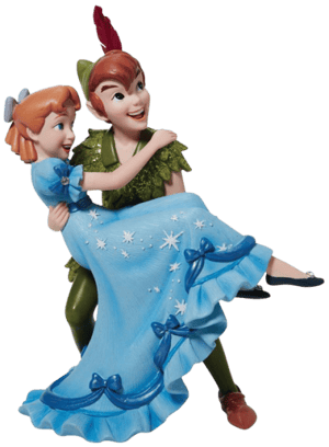 Peter Pan and Wendy Darling Disney Figurine Image