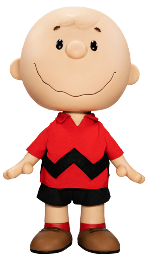 Charlie Brown (Red Shirt) Peanuts Vinyl Collectible Image