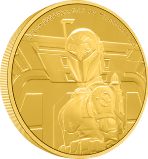 Bo-Katan Kryze ¼oz Gold Coin Gold Collectible