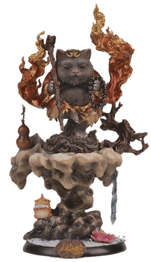 Tieguai Li Cat - Deluxe Version Statue
