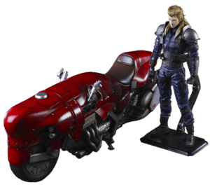 Roche and Motorcycle Set Final Fantasy Action Figure Image