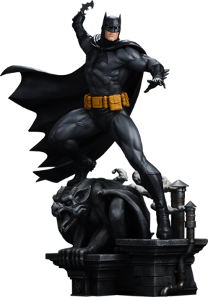 Batman™ (Black and Gray Edition) DC Comics Sixth Scale Maquette Image