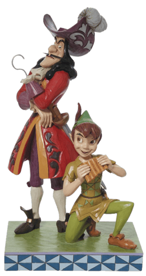 Peter Pan & Hook Good Vs Evil Figurine