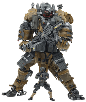 Fear 06 Heavy Assault Mecha Battle for the Stars 8 inch Figure Image