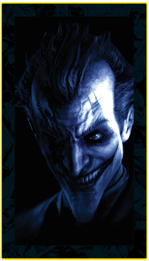 Batman Arkham Asylum Villain LED Mini-Poster Light Wall Light