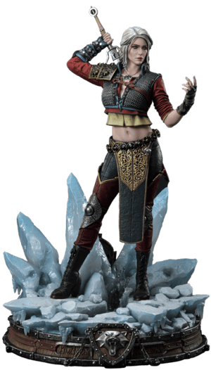 Witcher 3 ciri statue shop