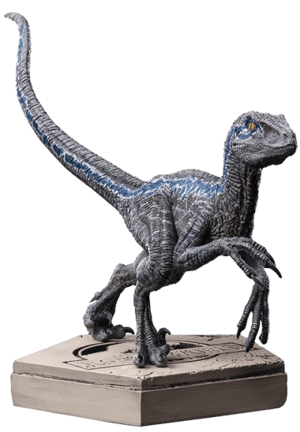 Velociraptor Blue Statue