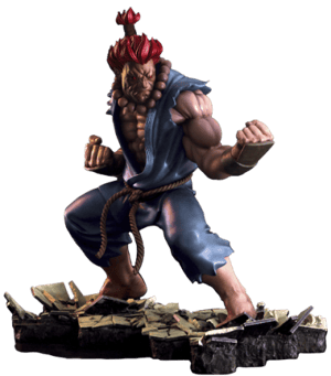 Akuma Raging Demon Diorama
