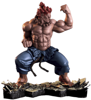 Akuma EX Alpha Street Fighter Diorama Image