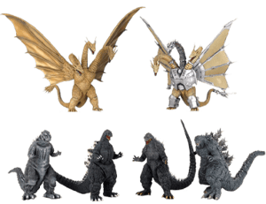 History of Godzilla Part 1 Collectible Set