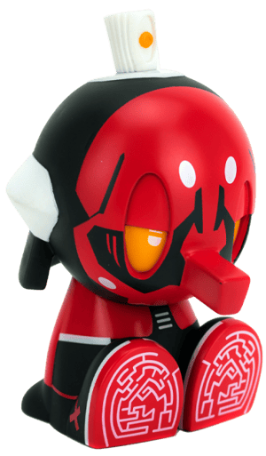 Kidd Tengu Red 5oz Canbot Collectible Figure