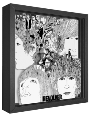 The Beatles Revolver The Beatles Shadow box art Image