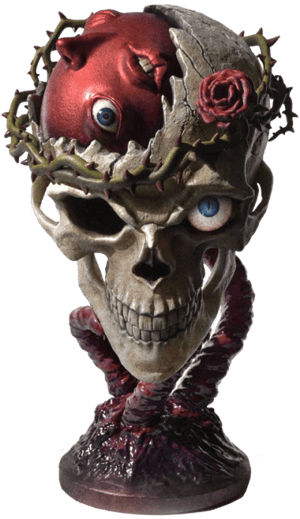 Behelit Skull Statue